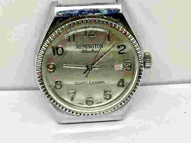 Vintage Remington Electra Men's Watch Quartz Zarama 35mm Doesn't Work FOR PARTS