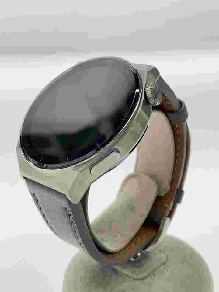 Huawei Smartwatch Titanium Leather Black Near Mint JAPAN