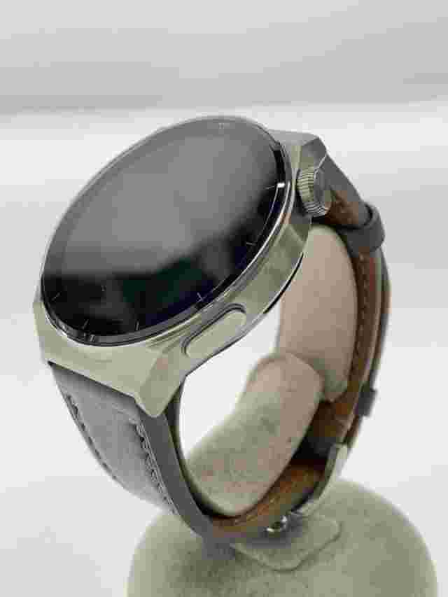 Huawei Smartwatch Titanium Leather Black Near Mint JAPAN