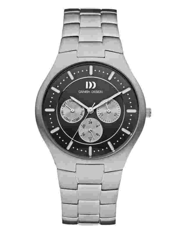 Danish Design IQ63Q952 Titanium Black/Silver Dial Quartz Classic Men's Watch