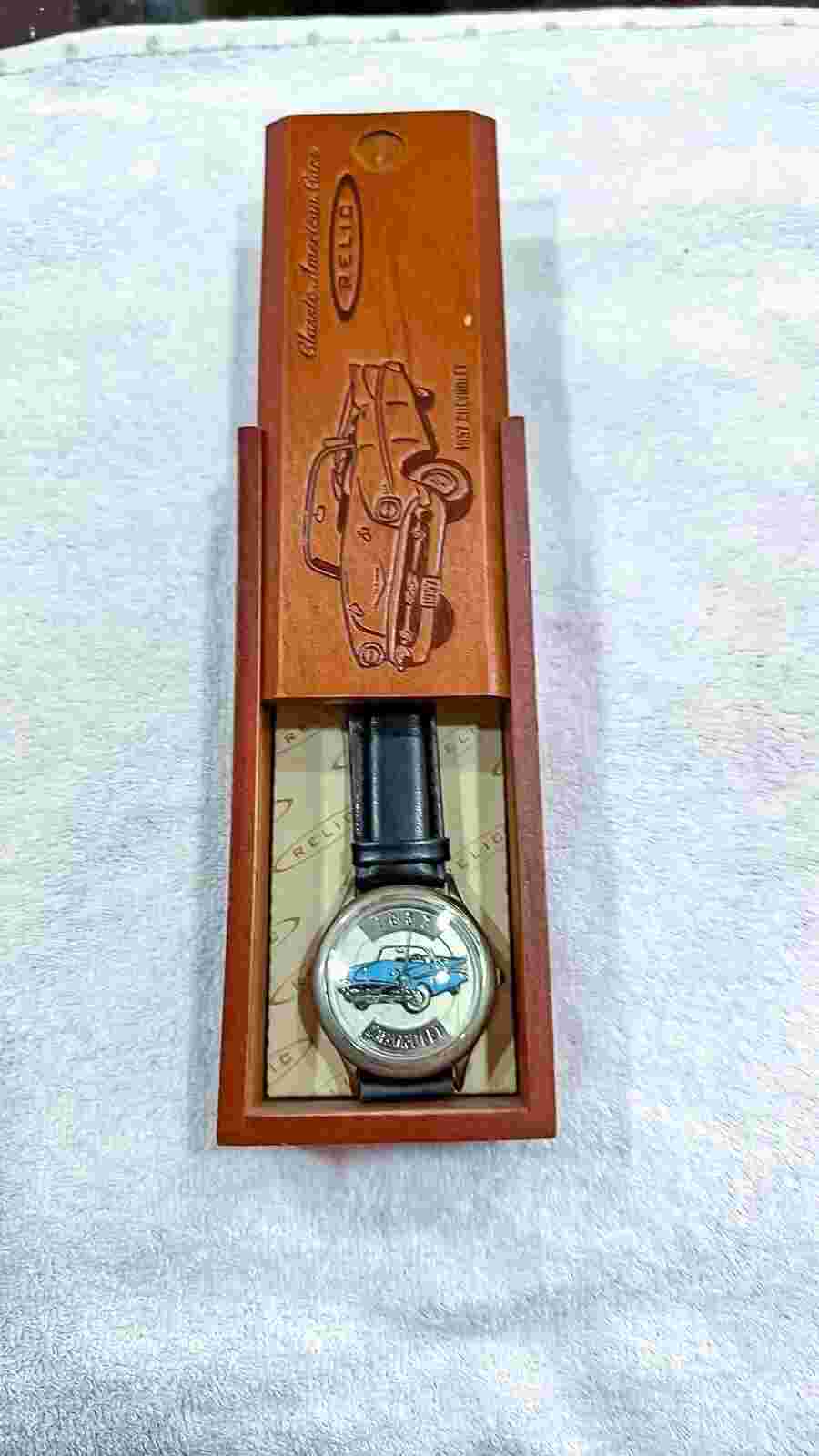Classic American Cars Relic Wristwatch 1957 Chevrolet - Vintage