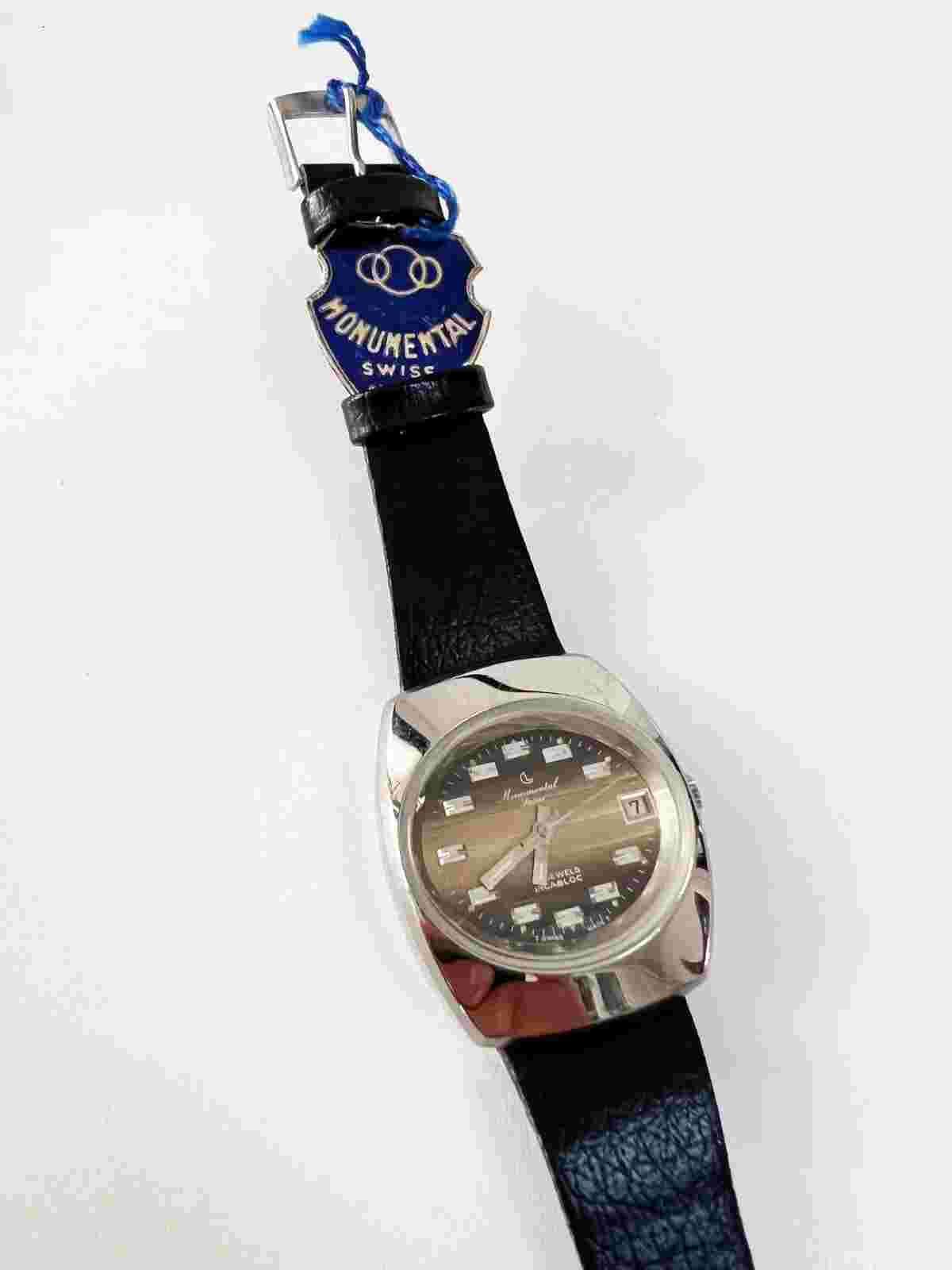 MONUMENTAL - Mechanic 17 Jewels Incabloc  70-80s - NOS - Swiss Made