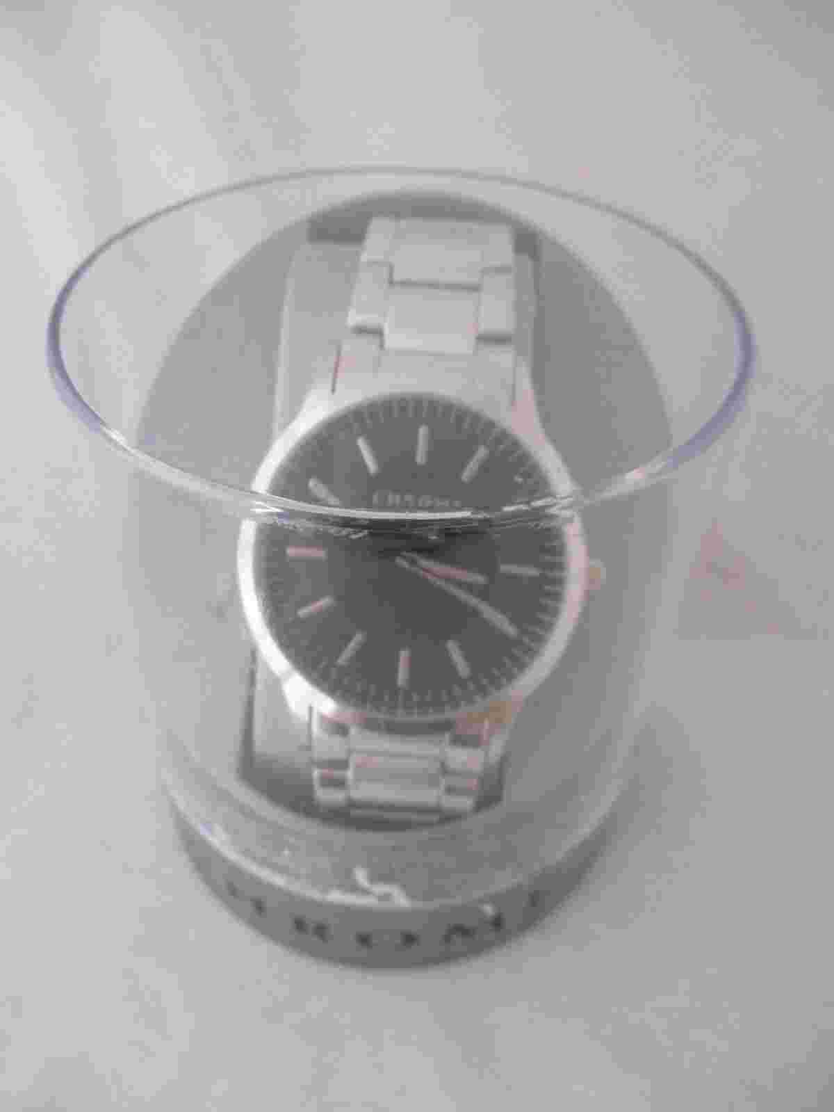 Chrome Men's Silver-Toned Analog Watch