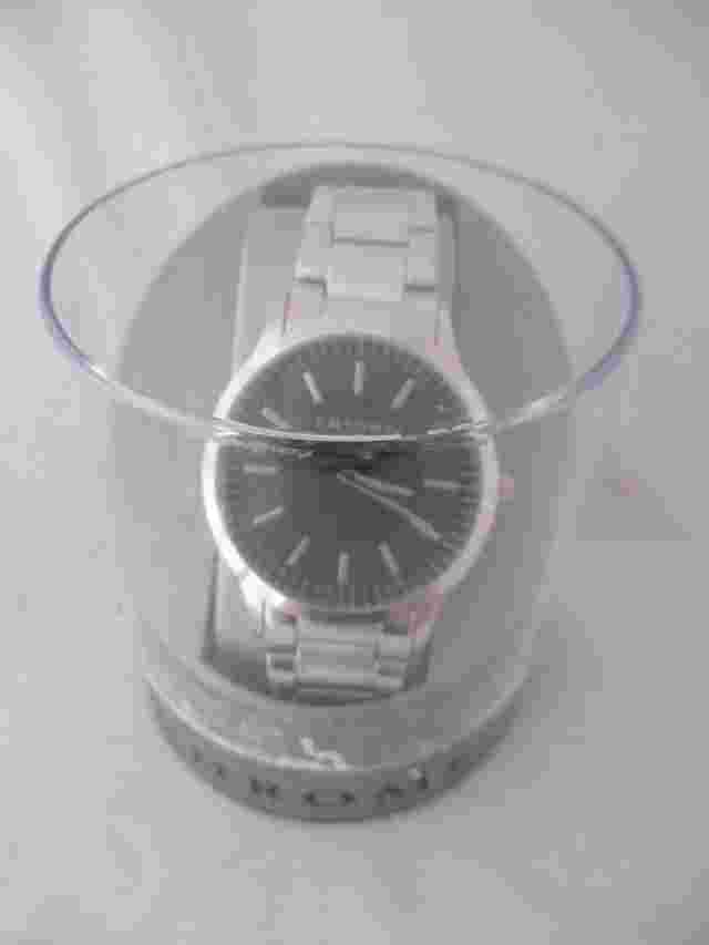 Chrome Men's Silver-Toned Analog Watch