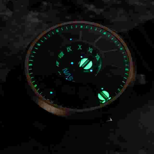 Xeric Trappist-1 NASA Edition Meteorite Lunar Module Watch Bundle with accessory