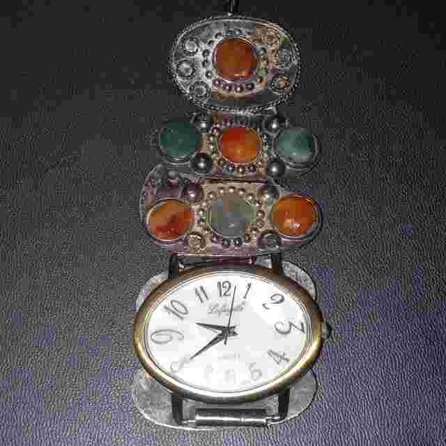 Beautiful Silver Tone Jeweled Lafayette Women's Watch