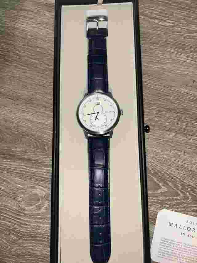 Bolvaint Mallory Blanc in Ash Silver, Men's Watch With Tags And Box