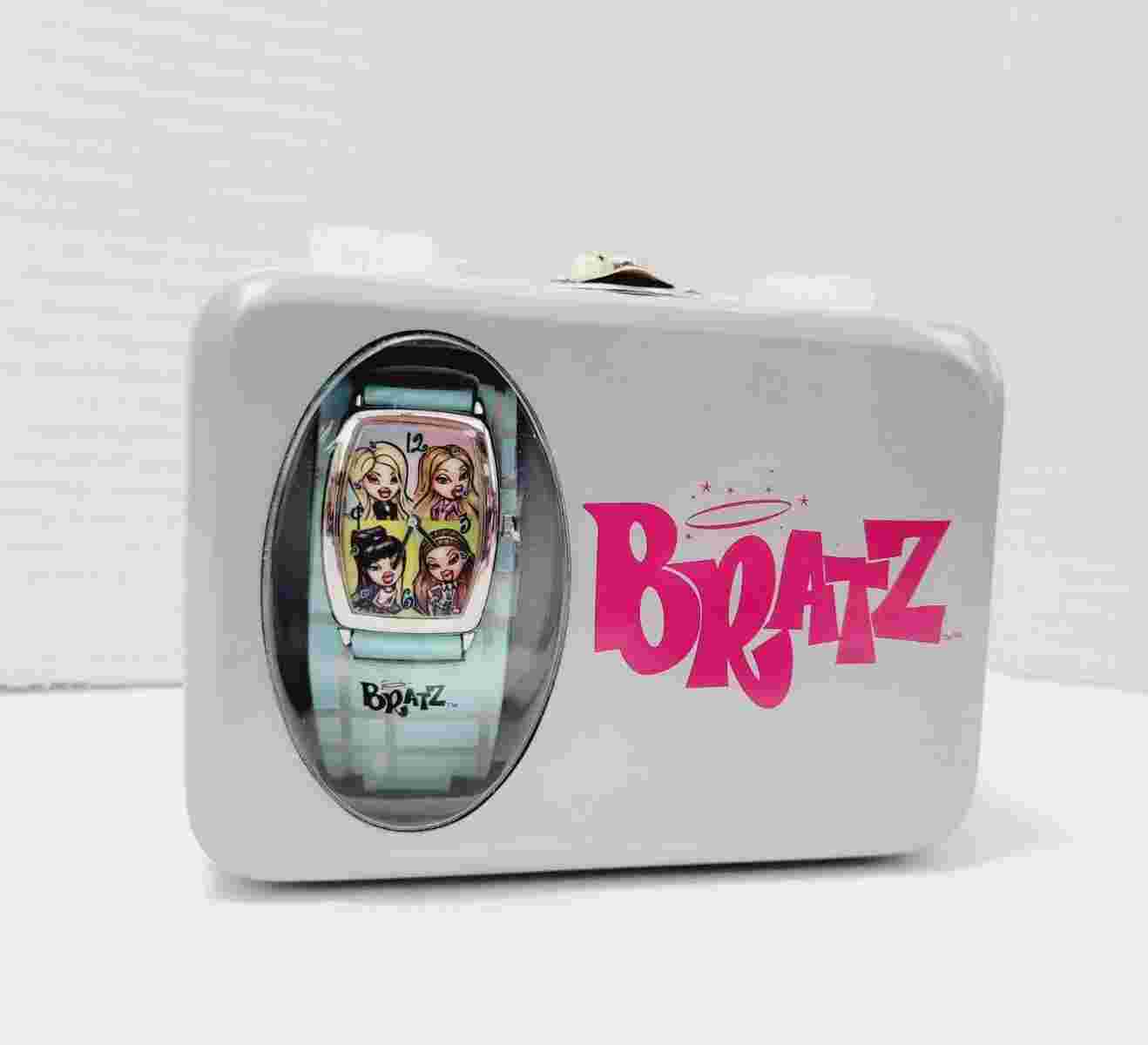2004 Bratz Childrens Kids Wrist Watch in Original Tin Box NIB New