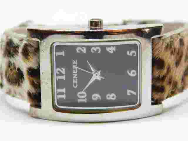 Cenere C-671 Genuine Leather Quartz Analog Women's Watch New Battery