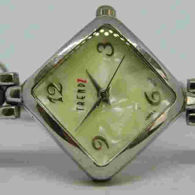 Trendz Crystals Inlay Band Quartz Analog Women's Watch Sz. 6 3/4" New Battery