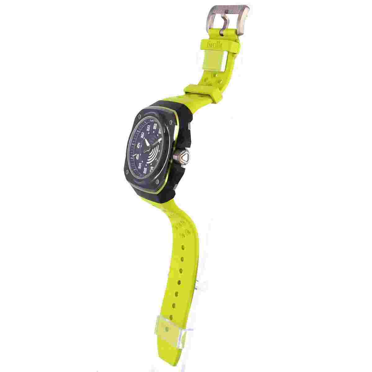 Wristwatch GORILLA Fastback Acid Green FBY4.0 Automatic men carbon rubber USED