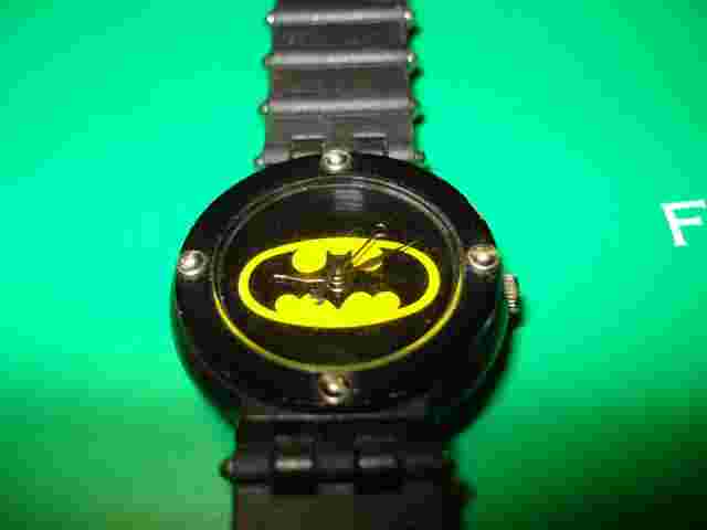 NEW RARE VINTAGE BATMAN DC COMICS QUINTEL KIDS/LADIES WATCH UNIQUE