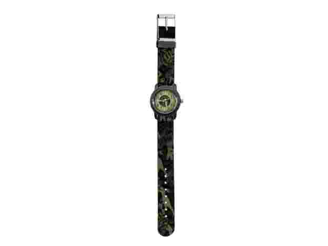 Children's Watch Dino Dark Green with Fabric Strap | bb Klostermann 21534