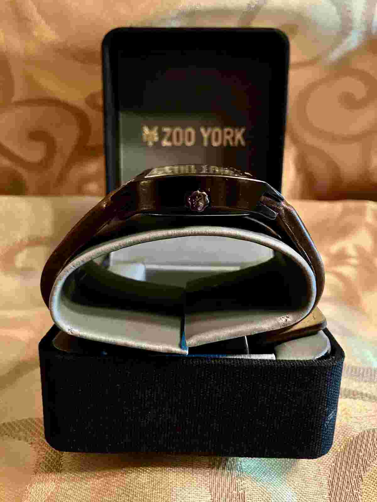 Zoo York Men's Watch Quartz Brown Leather Japan Stainless Steel ZY1001/A126-12 B