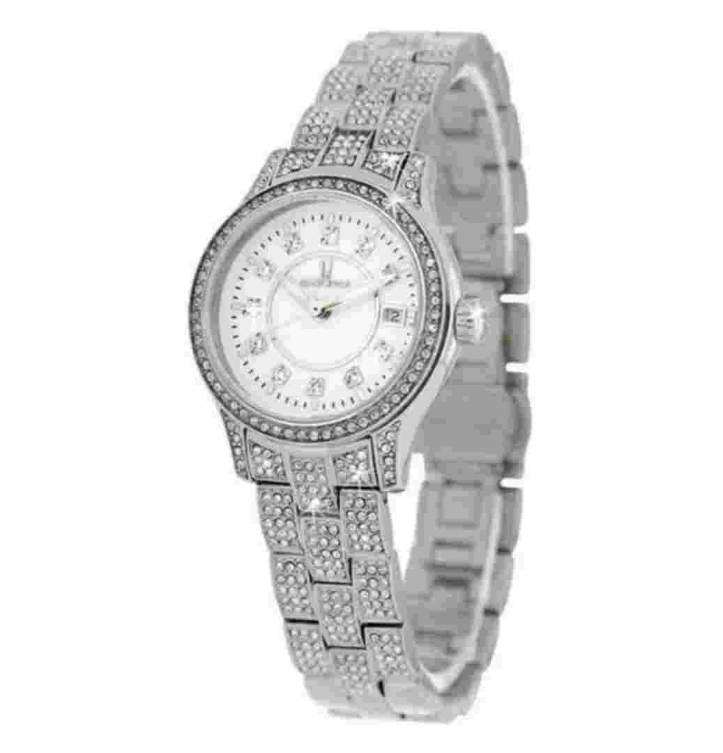 CAPRIWATCH, Art.5188, Sparkly, Watch, Used, No Battery, From JAPAN, box, Silver