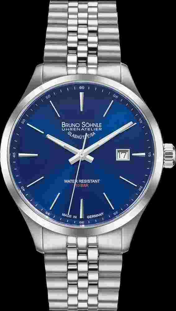 Bruno Söhnle Glashütte Turin II Big Wristwatch Made in Germany 17-13225-342