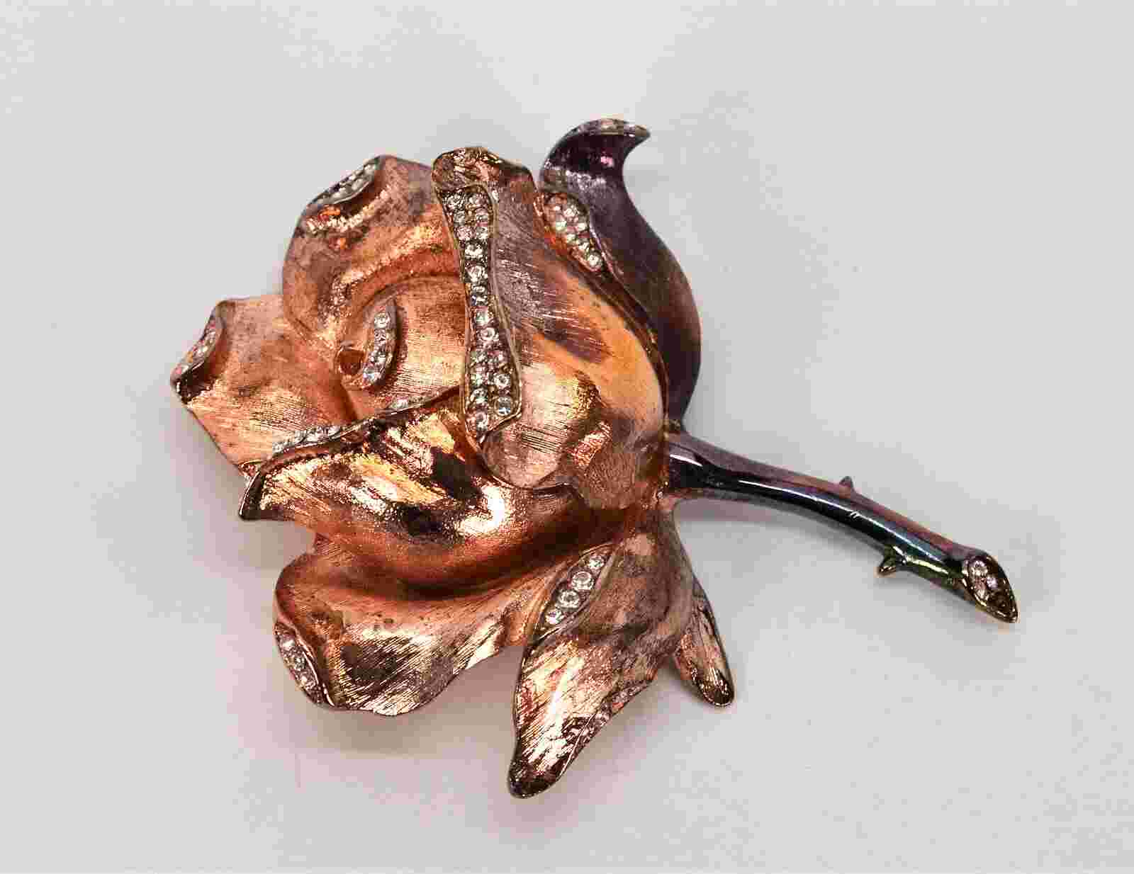 Vintage Nolan Miller Rose Gold Colored Brooch