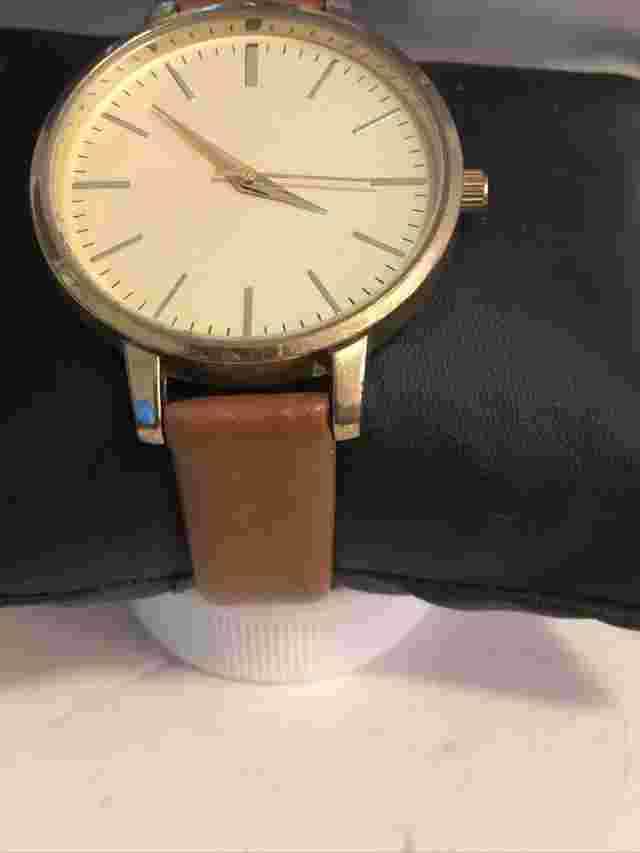 Women's  H&M Quartz WR Analog 40mm Dial Causal Round Watch (E986)