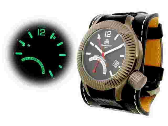 XL German PANZER RETROGRADE GMT 50 ATM WR T103