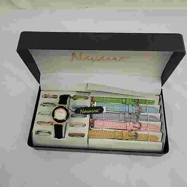 Navarre Watch Set with Interchangeable Bands New