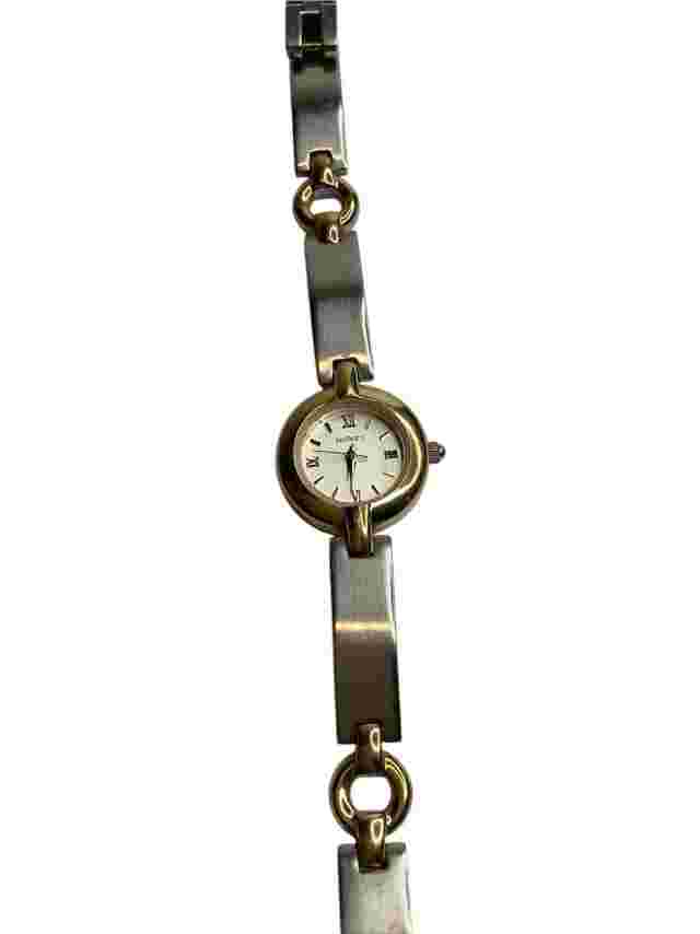 Monet WOMENS QUARTZ WATCH. NEEDS BATTERY Missing Face Plate FOR PARTS ONLY