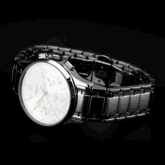 Strela Watch Strap 19 mm Solid Stainless Steel Gloss Matte Butterfly by Buran