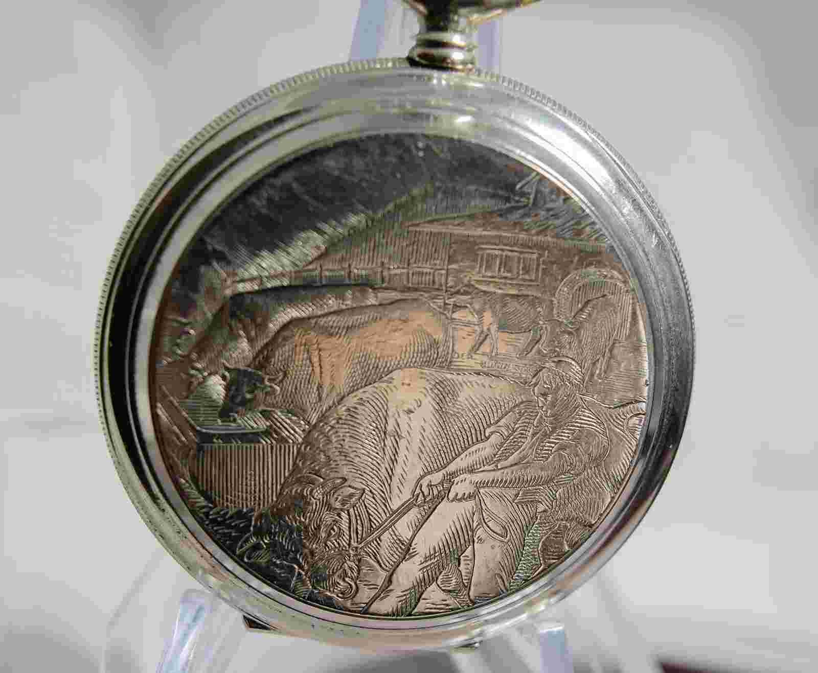 1970 Lépine Swiss Fired Enamel Unitas Cal. 6431/6445 18,5 Pocket Watch