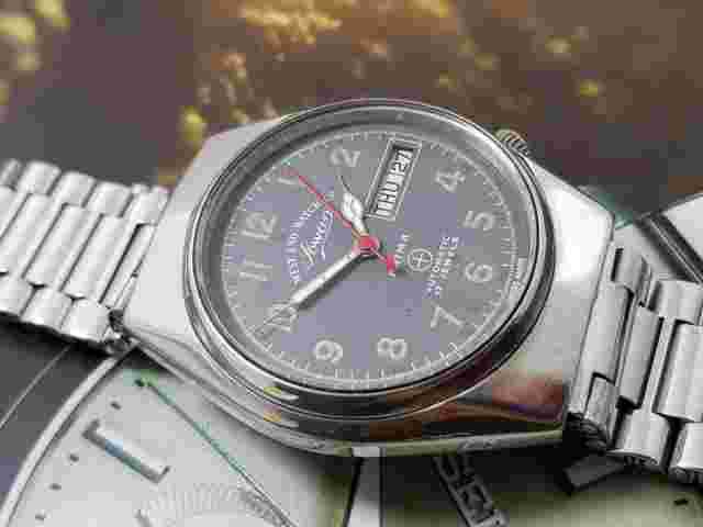 WEST END WATCH SOWAR MILITARY AUTOMATIC ETA MOVEMENT GREY DIAL 2.