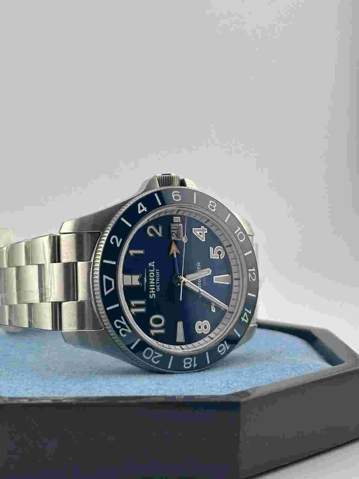 Shinola The Monster GMT Automatic 20247286-SDT-011910905 New In Box With Tags