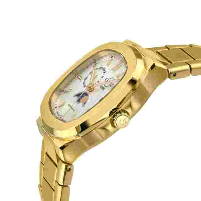 GV2 by Gevril Men's 18402B Potente Moon Phase Swiss Automatic Sellita IPYG Watch