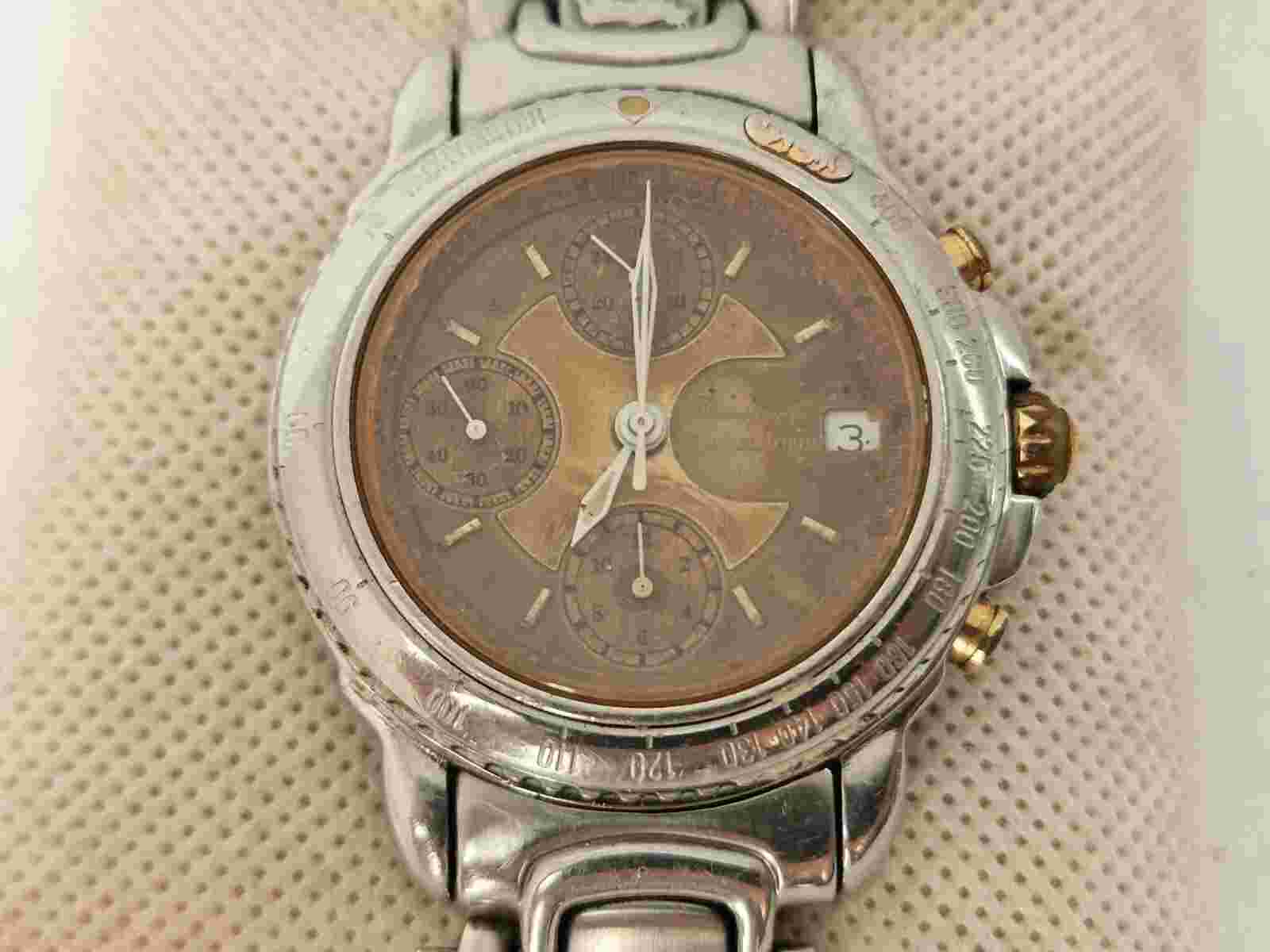 Michel Jordi Automatic Chronograph-Not Working-Water Damage - Valjoux 7750