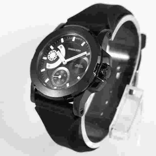 Dyrberg/Kern Black Rubber Strap Quartz Women's Wrist Watch