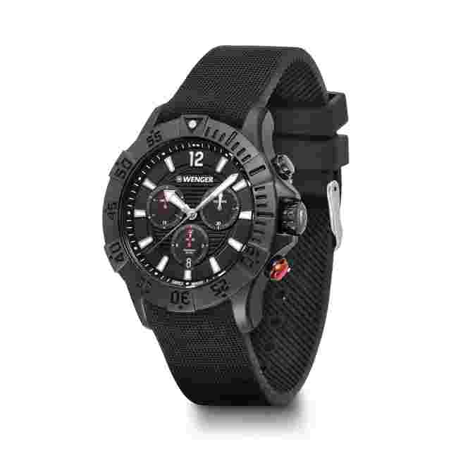 Wenger Watch SEAFORCE CHRONO 01.0643.120 Quartz Men's Black