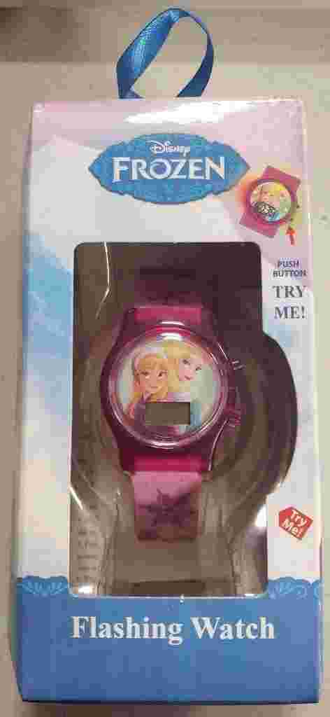 Disney Frozen Pink Flashing Watch Kids