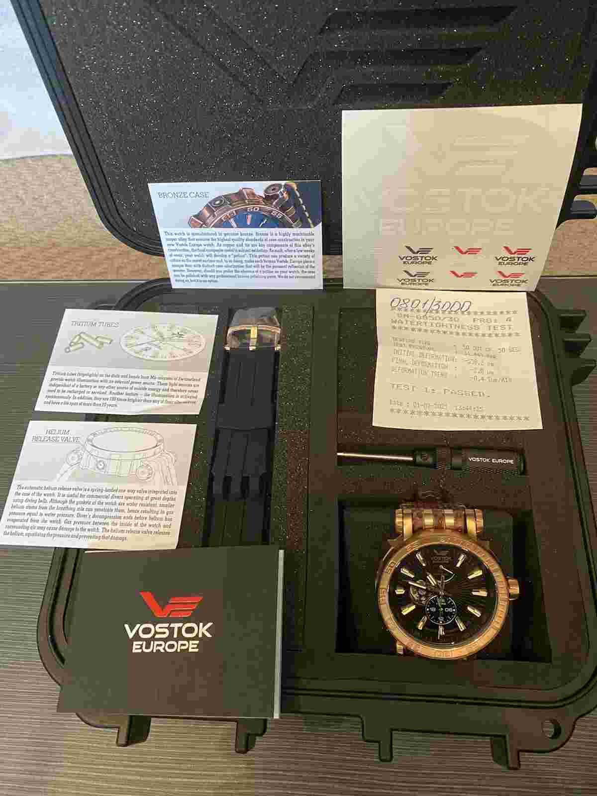 Vostok Europe Bronze Energia Mens Watch Brand New With Tags- YN84-575O540