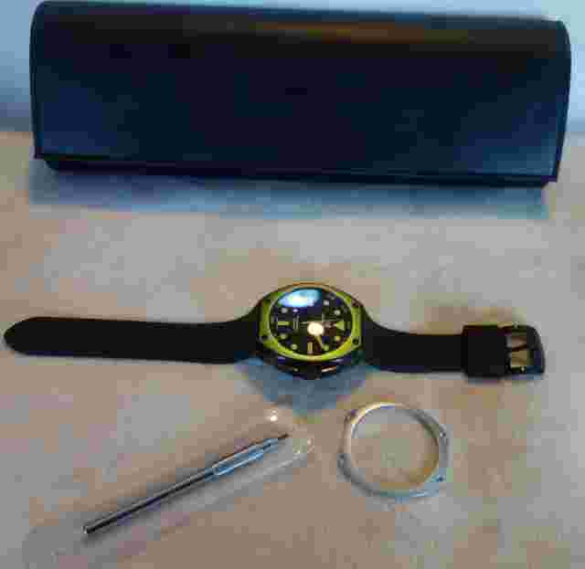 Montres De Luxe Milano Men's Super Avio Stainless Watch Mineral Antireflex Glass