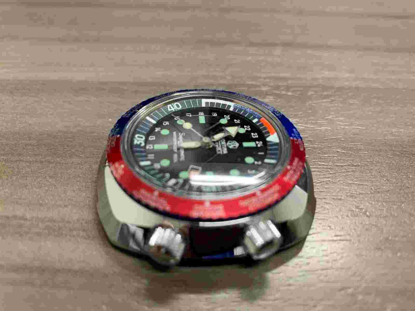 Vintage Mortima Superdatomatic Pepsi Bezel