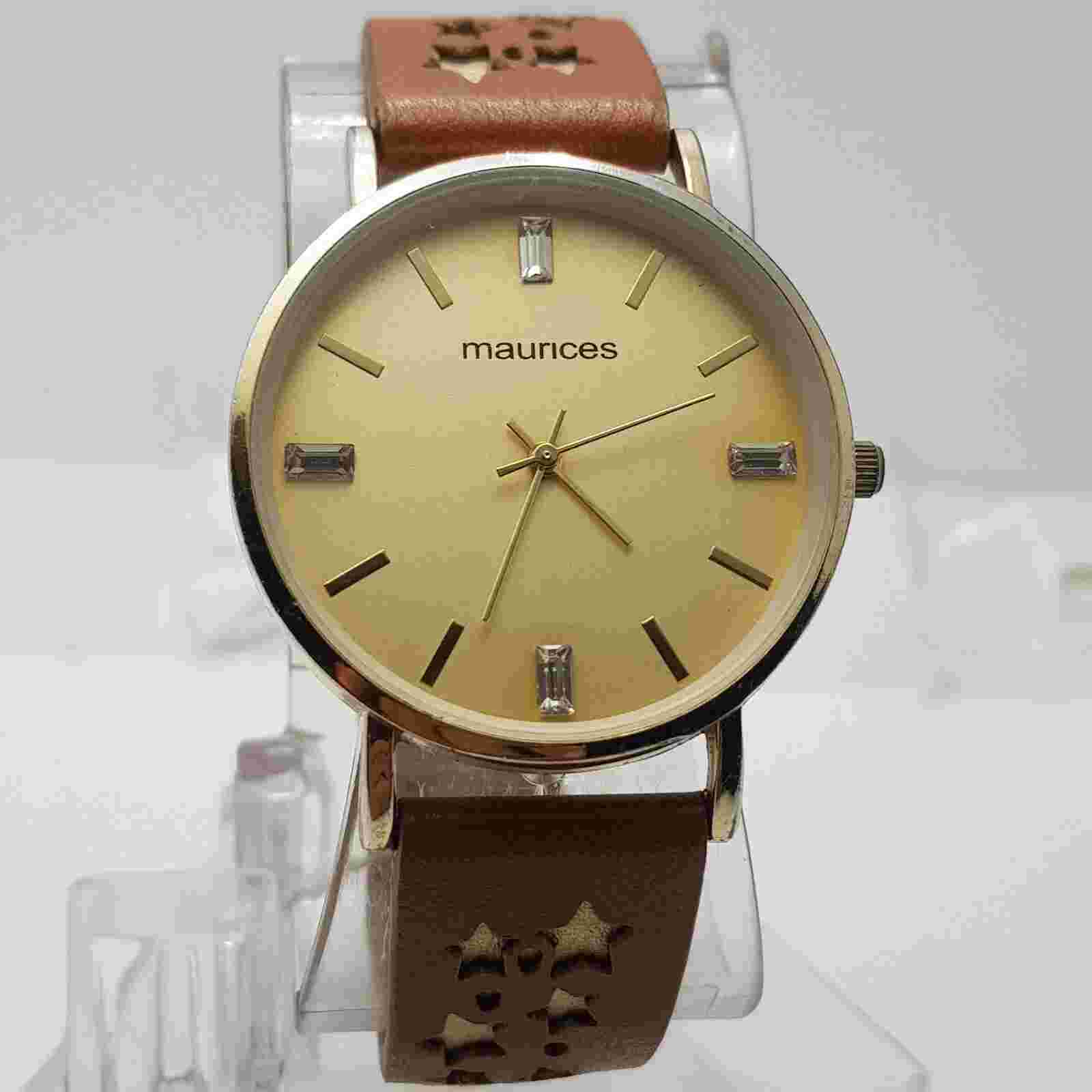 maurices Quartz Analog Women's Watch China Movement Fast Shipping....NEW BATTERY