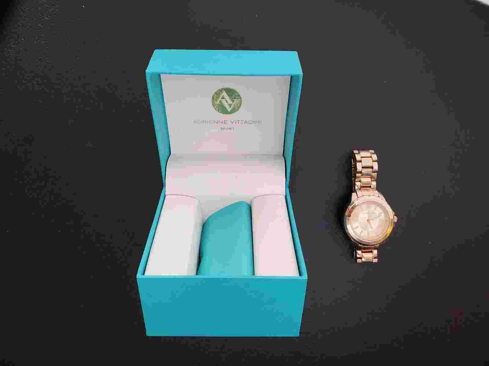 Adrienne Vittadini Sport Rose Goldtone Watch, New in box