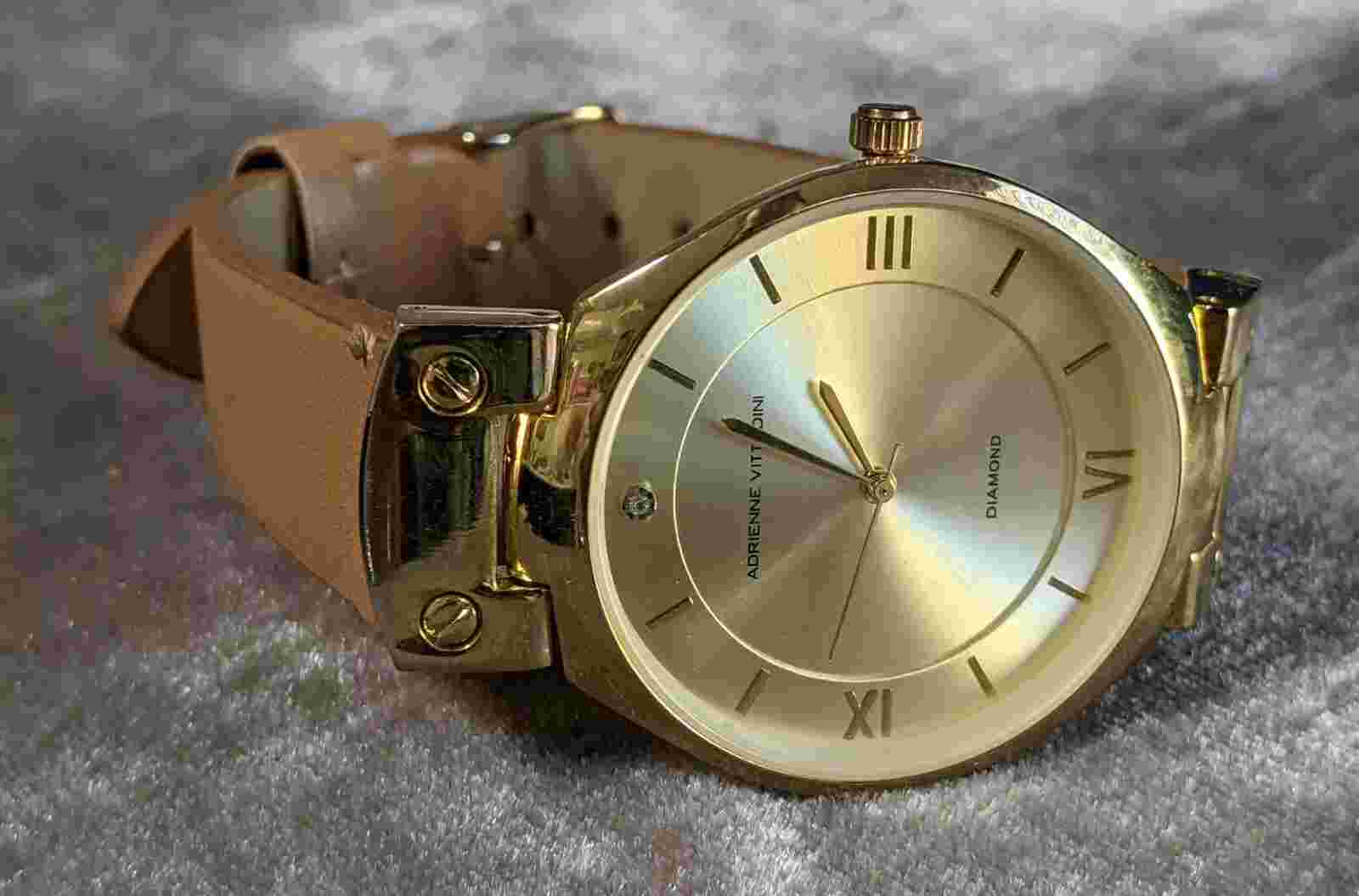 Adrienne Vittadini ADD9553 Women's Quartz Watch/Excellent Condition! NB2