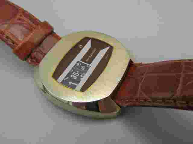 Vintage Sindaco Jump Hour Direct Read Wristwatch