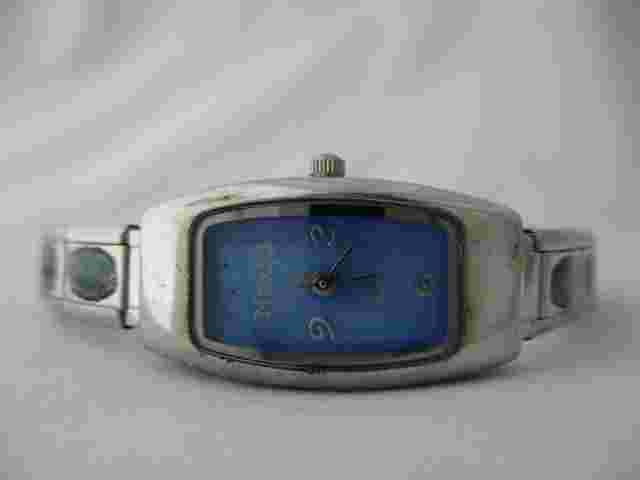 Mudd Women's Silver Toned Stretch Band Analog Watch
