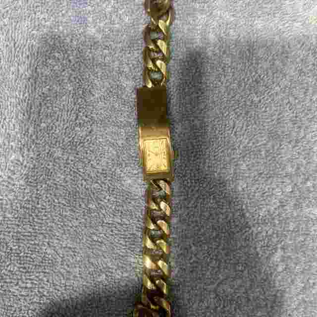 Vintage Swank Watch Silver Tone Chain Band