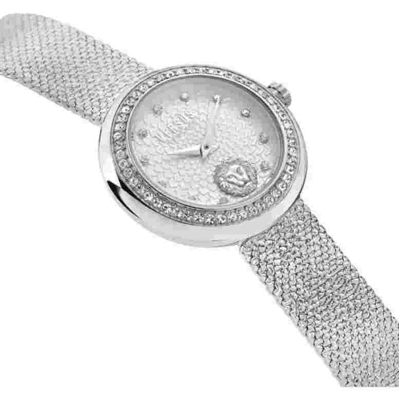 Versus by Versace Women's Watch VSPZJ0421 Silver Dial Mesh Steel Band 28mm