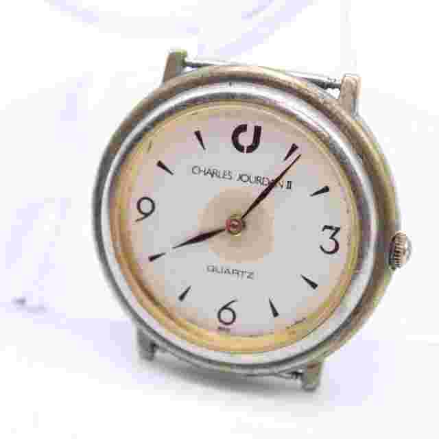 Vintage Charles Jourdan Womens Silver Tone Classic Retro Stainless Steel 27mm