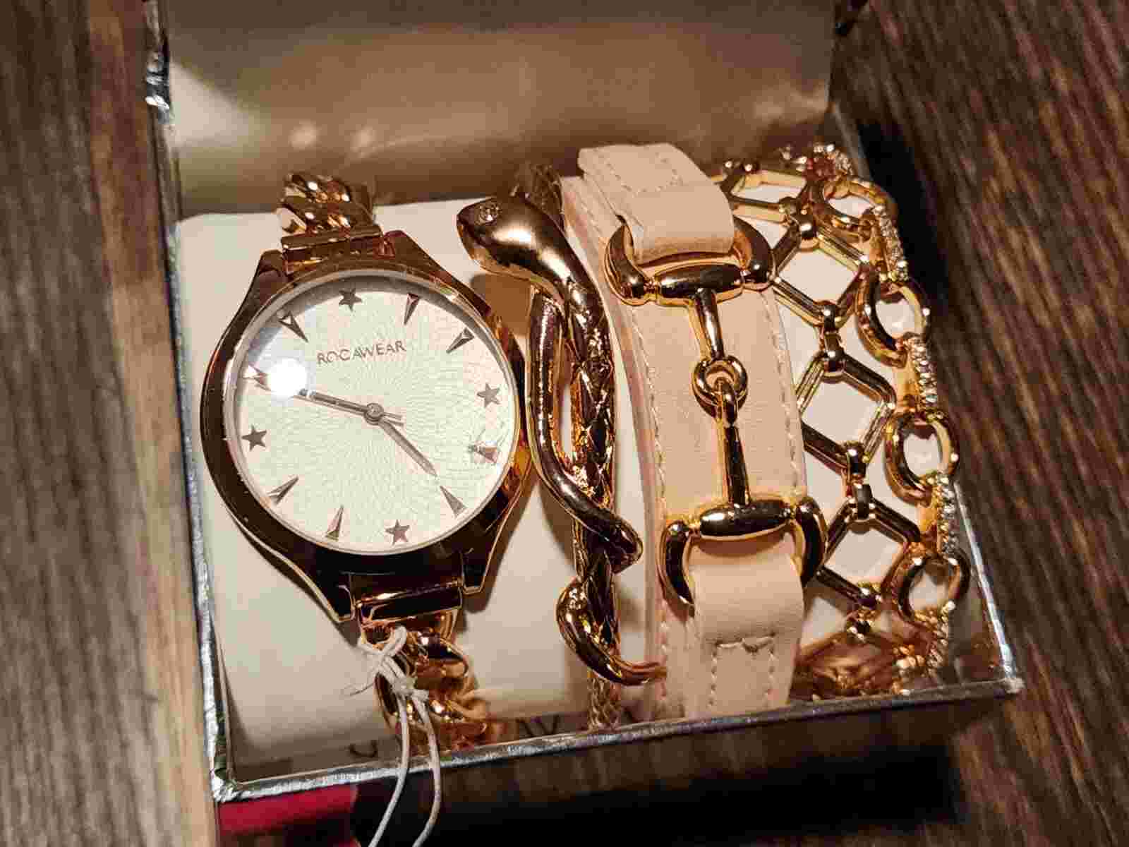 ROCAWEAR WATCH BRACELET BANGLE SET