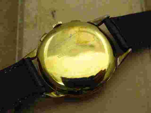 Vintage mens Delbana manual wind chronograph fancy lugs VENUS 175 movement!!!