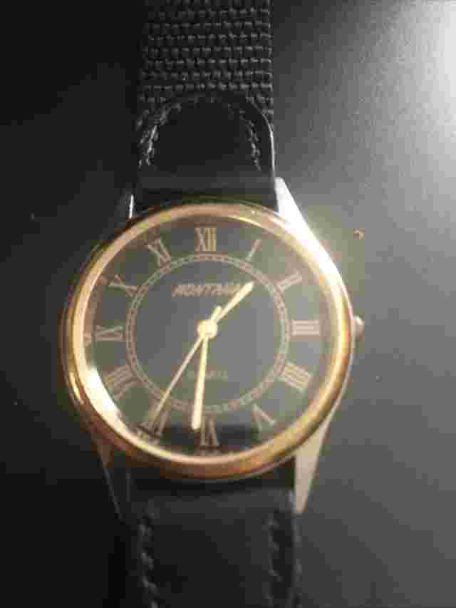 Vintage Montana Silversmiths Watch Genuine Leather Band Quartz Japan Movement