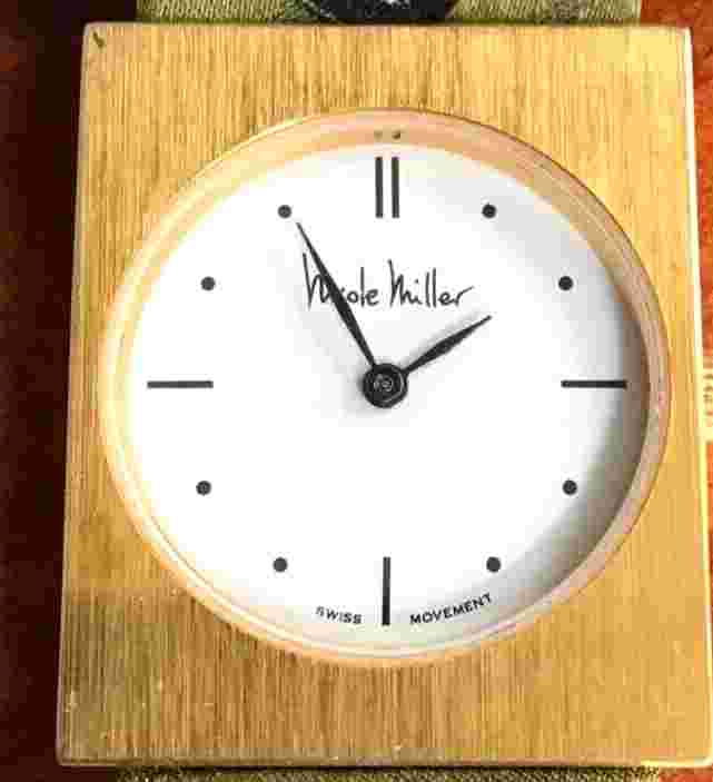 Nicole Miller Women’s Watch Time Flies Swiss Movement Quartz New Battery Works.