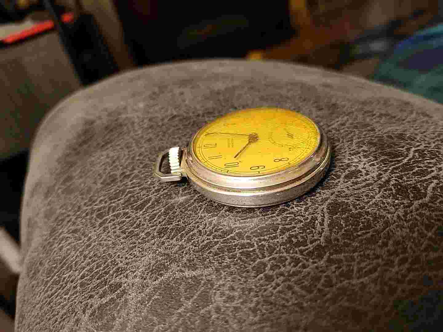 Vintage Westclox Pocket Ben Pocket Watch Mechanical Pocket Watch Working